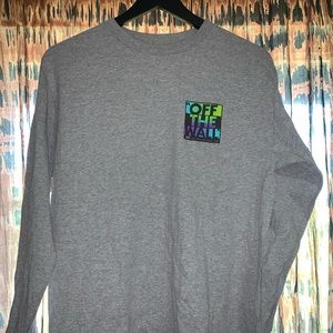 Grey Vans long sleeve shirt (Medium)